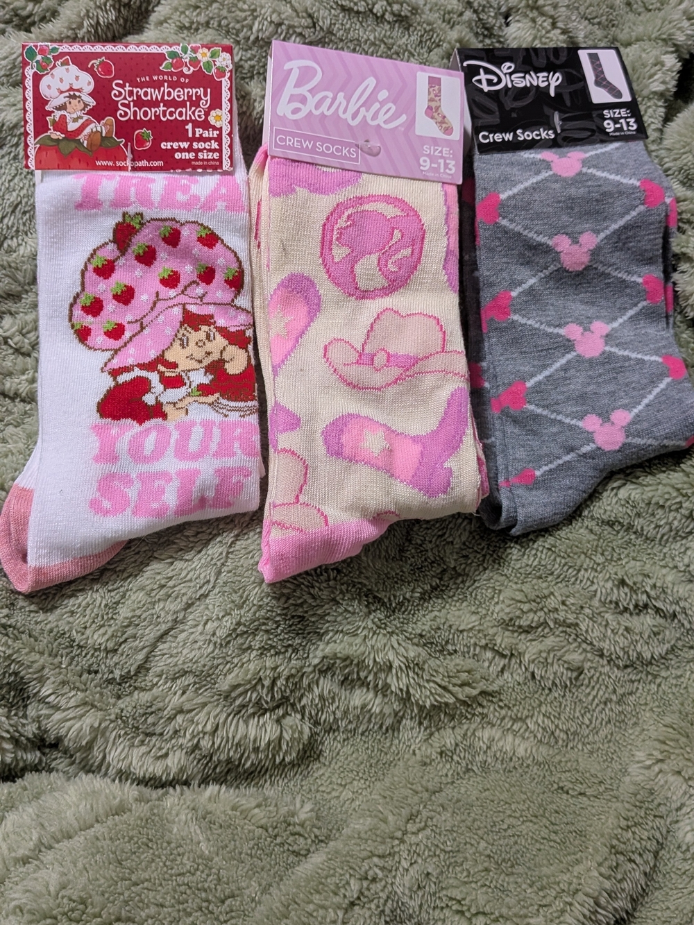 Barbie Pink Crew Socks for Kids - Barbie Brand